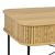 Γραφείο εργασίας Scandi pakoworld MDF/Metal σε φυσική απόχρωση με μεταλλικά μαύρα πόδια 120x60x76,5εκ |  Γραφεία στο espiti