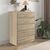 Συρταριέρα Kuanger pakoworld mdf σε φυσική απόχρωση 80x40x109εκ |  Συρταριέρες -Κονσόλες στο espiti