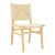 Καρέκλα Arten pakoworld σχοινί-rubberwood σε φυσική απόχρωση 60x55x85εκ |  Καρέκλες στο espiti