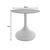 Βοηθητικό τραπέζι Fabron Inart λευκό sintered stone Φ50x52εκ |  Τραπεζάκια σαλονιού στο espiti