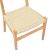 Καρέκλα Eaprine pakoworld φυσικό σχοινί-rubberwood 49x53x77εκ |  Καρέκλες στο espiti