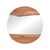 Καθρέπτης Alkmen pakoworld teak ξύλο σε φυσική απόχρωση Φ60x4εκ |  Διακοσμητκά στο espiti