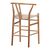 Σκαμπό μπαρ Wishbone pakoworld rubberwood-σχοινί σε φυσική απόχρωση 55x49x108εκκ |  Σκαμπώ στο espiti