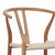 Σκαμπό μπαρ Wishbone pakoworld rubberwood-σχοινί σε φυσική απόχρωση 55x49x108εκκ |  Σκαμπώ στο espiti