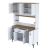 Mπουφές με ράφι Cordie pakoworld λευκό μελαμίνης 120x40x184.2εκ |  Μπουφέδες στο espiti