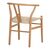 Καρέκλα Wishbone pakoworld rubberwood-σχοινί σε φυσική απόχρωση 60x51x80εκ |  Καρέκλες στο espiti