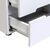 Κομοδίνο Afina pakoworld mdf σε λευκή glossy απόχρωση 50x35x41εκ |  Κομοδίνα στο espiti