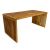 Τραπέζι Marlin pakoworld teak ξύλο σε φυσική απόχρωση 100x50x45εκ |  Τραπεζάκια σαλονιού στο espiti