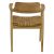 Πολυθρόνα Denverone pakoworld φυσικό teak ξύλο και ψάθα 57x54x79εκ |  Καρέκλες στο espiti