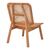 Πολυθρόνα Viborg pakoworld φυσικό teak ξύλο-φυσικό rattan 60x75x87εκ |  Πολυθρόνες τραπεζαρίας στο espiti