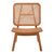 Πολυθρόνα Viborg pakoworld φυσικό teak ξύλο-φυσικό rattan 60x75x87εκ |  Πολυθρόνες τραπεζαρίας στο espiti