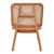 Πολυθρόνα Viborg pakoworld φυσικό teak ξύλο-φυσικό rattan 60x75x87εκ |  Πολυθρόνες τραπεζαρίας στο espiti