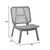 Πολυθρόνα Viborg pakoworld φυσικό teak ξύλο-φυσικό rattan 60x75x87εκ |  Πολυθρόνες τραπεζαρίας στο espiti
