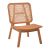 Πολυθρόνα Viborg pakoworld φυσικό teak ξύλο-φυσικό rattan 60x75x87εκ |  Καρέκλες στο espiti