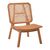 Πολυθρόνα Viborg pakoworld φυσικό teak ξύλο-φυσικό rattan 60x75x87εκ |  Πολυθρόνες τραπεζαρίας στο espiti