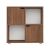 Βιβλιοθήκη Bookel pakoworld σε καρυδί απόχρωση 59.6x27.5x60.4εκ |  Βιβλιοθήκες στο espiti