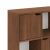 Βιβλιοθήκη Bookel pakoworld σε καρυδί απόχρωση 59.6x27.5x60.4εκ |  Βιβλιοθήκες στο espiti
