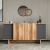 Μπουφές Aramos pakoworld σε ανθρακί - oak απόχρωση 180x45x80εκ |  Μπουφέδες στο espiti