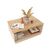 Τραπέζι Monik pakoworld σε oak-ανοιχτό γκρι απόχρωση 90x56x40εκ |  Τραπεζάκια σαλονιού στο espiti