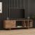 Έπιπλο τηλεόρασης Mueble pakoworld σε sonoma απόχρωση 140x29x45εκ |  Έπιπλα τηλεόρασης στο espiti