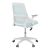 Καρέκλα γραφείου Reji pakoworld mesh ύφασμα σιελ-σκελετός λευκό 58x60x89-99εκ |  Καρέκλες γραφείου παιδικές στο espiti