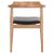ΠΟΛΥΘΡΟΝΑ CERSEI HM9946.01 RUBBERWOOD ΣΕ LIGHT OAK & PU ΣΕ ΜΑΥΡΟ 57x53x72Υεκ |  Καρέκλες στο espiti