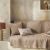 Ριχτάρι Τετραθέσιου 180x350cm GOFIS HOME  Ori Hemp Beige 401/21 |  Ριχτάρια στο espiti
