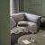 Ριχτάρι Πολυθρόνας 180x180cm GOFIS HOME  Nimbus Soft Grey 447/15 |  Ριχτάρια στο espiti