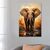 Πίνακας σε καμβά "Elephant Story" Megapap ψηφιακής εκτύπωσης 60x90x3εκ. |  Πίνακες στο espiti
