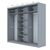 Ντουλάπα Grandio Γκρι 250x60x215cm AlphaB2B |  Ντουλάπες ρούχων στο espiti