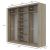 Ντουλάπα Grandio Σονόμα 250x60x215cm AlphaB2B |  Ντουλάπες ρούχων στο espiti