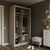 Ντουλάπα Linea Cashmere 120x60x215cm AlphaB2B |  Βιτρίνες - Έπιπλα εισόδου στο espiti