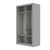Ντουλάπα Linea Cashmere 120x60x215cm AlphaB2B |  Βιτρίνες - Έπιπλα εισόδου στο espiti