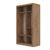 Ντουλάπα Linea Χρυσό Δρυς 120x60x215cm AlphaB2B |  Βιτρίνες - Έπιπλα εισόδου στο espiti