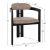 ΠΟΛΥΘΡΟΝΑ ΤΡΑΠΕΖΑΡΙΑΣ KALL HM18247.02 ΚΑΦΕ ΥΦΑΣΜΑ--PLYWOOD ΣΕ ΜΑΥΡΟ 56x45x73Υεκ |  Πολυθρόνες σαλονιού στο espiti