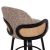ΣΚΑΜΠΟ ΜΠΑΡ ΠΕΡΙΣΤΡΕΦΟΜΕΝΟ BECKER HM18251.03 PLYWOOD ΜΑΥΡΟ--ΚΑΦΕ ΥΦΑΣΜΑ 50x52x100Υ |  Σκαμπώ μπαρ στο espiti