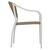 ΠΟΛΥΘΡΟΝΑ ΑΛΟΥΜΙΝΙΟΥ ΛΕΥΚΟ ΜΕ PE RATTAN WICKER HM5856.01 57x63x80Yεκ. |  Πολυθρόνες κήπου στο espiti