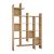 Βιβλιοθήκη Manco pakoworld σε oak απόχρωση 122x25.5x188εκ |  Βιβλιοθήκες στο espiti