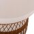 ΤΡΑΠΕΖΙ ΤΡΑΠΕΖΑΡΙΑΣ PRILEP HM18159.02 FIBER CEMENT ΛΕΥΚΟ & RATTAN--Φ60x76,5Υεκ |  Τραπεζάκια σαλονιού στο espiti