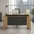 Γραφείο εργασίας Remida Megapap χρώμα sepet oak - ανθρακί 140x60x76,9εκ. |  Γραφεία στο espiti