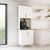 Έπιπλο κουζίνας Kalira 2 Megapap χρώμα λευκό - rota oak 60x40x196εκ. |  Ντουλάπια στο espiti