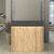 Γραφείο υποδοχής - reception Wilko Megapap με LED χρώμα sepet oak - ανθρακί 113,6x42x110εκ. |  Reception γραφείου στο espiti
