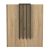 Γραφείο υποδοχής - reception Hola Megapap χρώμα sepet oak - ανθρακί 93,6x45,2x110,3εκ. |  Reception γραφείου στο espiti
