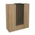Γραφείο υποδοχής - reception Hola Megapap χρώμα sepet oak - ανθρακί 93,6x45,2x110,3εκ. |  Reception γραφείου στο espiti