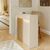 Γραφείο υποδοχής - reception Karibu Megapap με LED χρώμα sandstone - sepet oak 90x40x100εκ. |  Reception γραφείου στο espiti