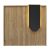 Γραφείο υποδοχής - reception Navita Megapap με LED χρώμα sepet oak - ανθρακί 113,6x42x111,8εκ. |  Reception γραφείου στο espiti