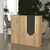 Γραφείο υποδοχής - reception Navita Megapap με LED χρώμα sepet oak - ανθρακί 113,6x42x111,8εκ. |  Reception γραφείου στο espiti