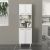 Έπιπλο κουζίνας Potter 2 Megapap χρώμα λευκό - rota oak 60x40x196,1εκ. |  Ντουλάπια στο espiti