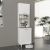 Έπιπλο κουζίνας Potter 1 Megapap χρώμα λευκό - rota oak 53,4x39,6x196,1εκ. |  Ντουλάπια στο espiti