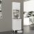 Έπιπλο κουζίνας Potter 1 Megapap χρώμα λευκό - rota oak 53,4x39,6x196,1εκ. |  Ντουλάπια στο espiti